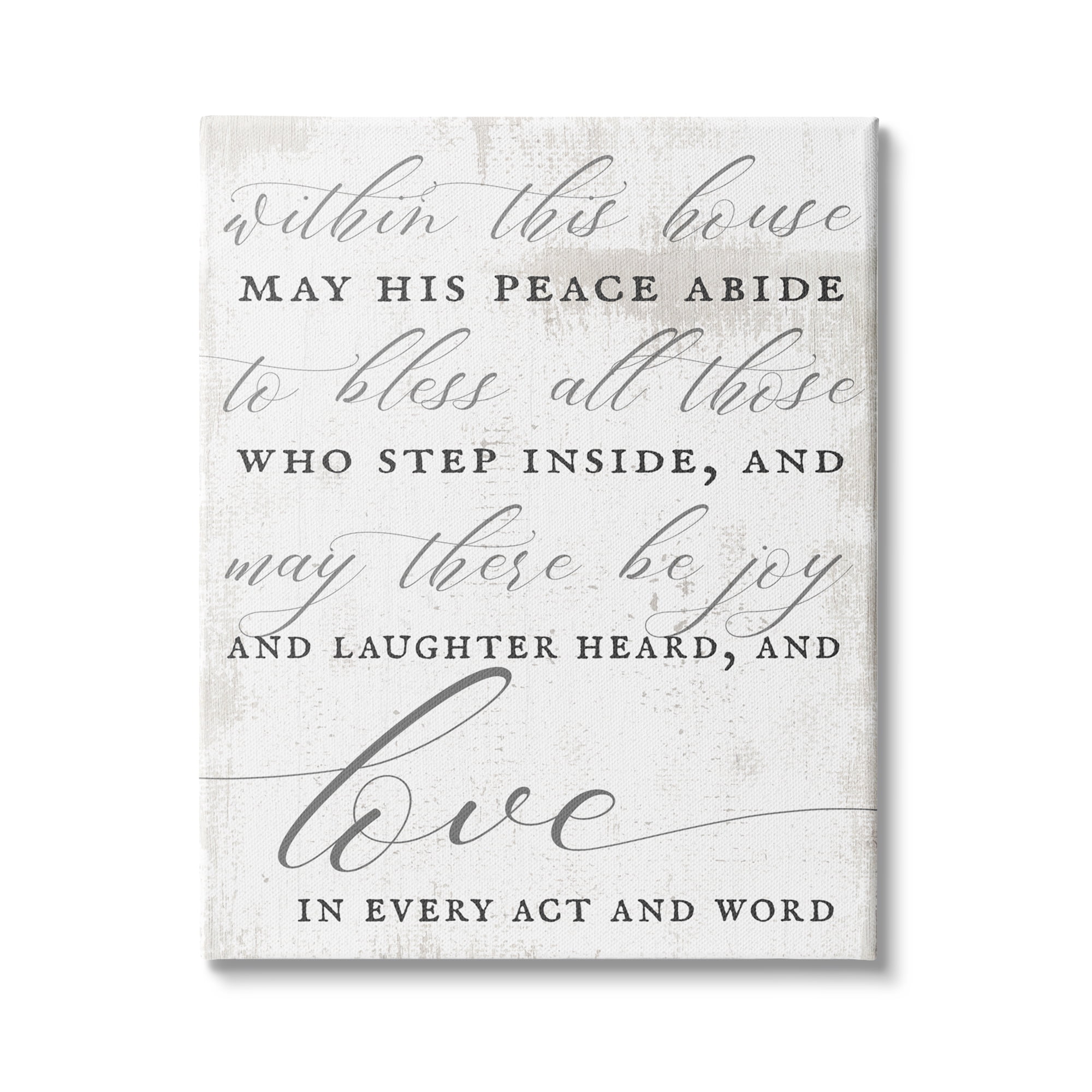 Stupell Industries Love in Every Act and Word Family Greeting, 24 x 30, Design by Daphne Polselli