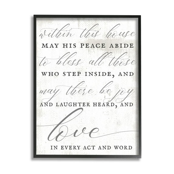 Stupell Industries Love in Every Act and Word Family Greeting, 24 x 30, Design by Daphne Polselli