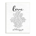 thumbnail image 1 of Stupell Industries Love is.. Uplifting Heartfelt Quote Spiritual Scripture Graphic Art Unframed Art Print Wall Art, Design by Lettered and Lined, 1 of 5