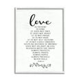 thumbnail image 1 of Stupell Industries Love is.. Uplifting Heartfelt Quote Spiritual Scripture Graphic Art White Framed Art Print Wall Art, Design by Lettered and Lined, 1 of 8