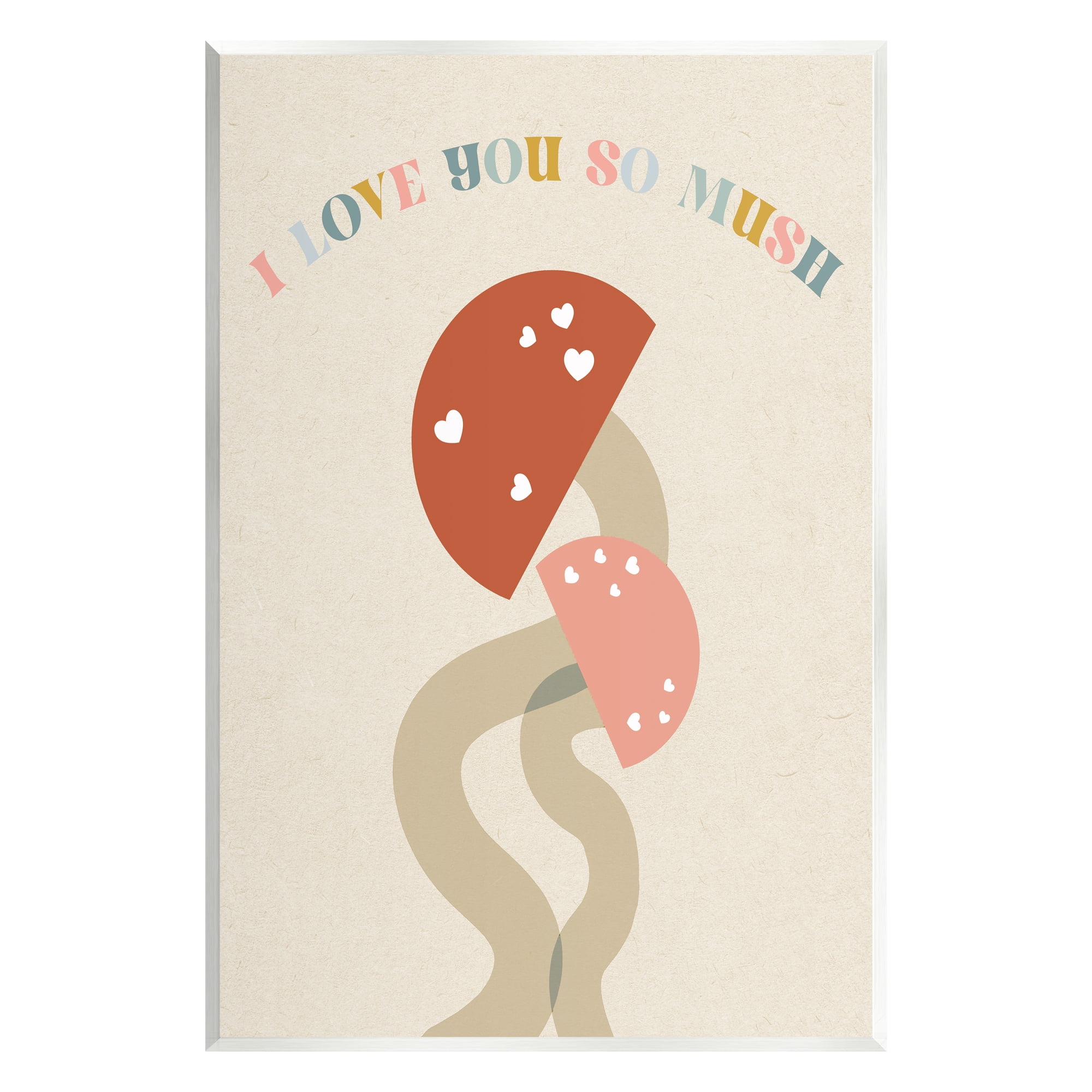 Stupell Industries Love you So Mush Botanical & Floral Painting Unframed Art Print Wall Art, 10 x 15