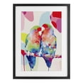 thumbnail image 1 of Stupell Industries Tropical Lovebirds on a Branch Black Framed Print Under Glass, 17 x 23, by Chromatic Storm Studio, 1 of 8