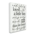 thumbnail image 1 of Stupell Industries Loved A Little Boy Phrase Family Home Sentiments Inspirational Painting Gallery Wrapped Canvas Art Print Wall Art, 24 x 30, 1 of 6