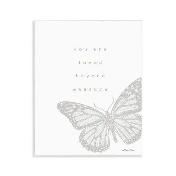 Stupell Industries Loved Beyond Measure Animals & Insects Painting Unframed Art Print Wall Art, 11 x 14