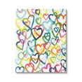 thumbnail image 1 of Stupell Industries Lovely Bold Rainbow Hearts Pattern Collage , 16 x 20, Design by Bronwyn Baker, 1 of 6