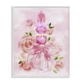thumbnail image 1 of Stupell Industries Lovely Pink Perfume & Roses Fashion Painting White Framed Art Print Wall Art, 24 x 30, 1 of 8