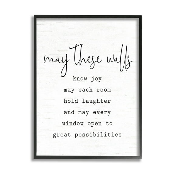 Stupell Industries Loving Home Quote Heartfelt Family Birch Pattern Graphic Art Black Framed Art Print Wall Art, Design by Lettered and Lined