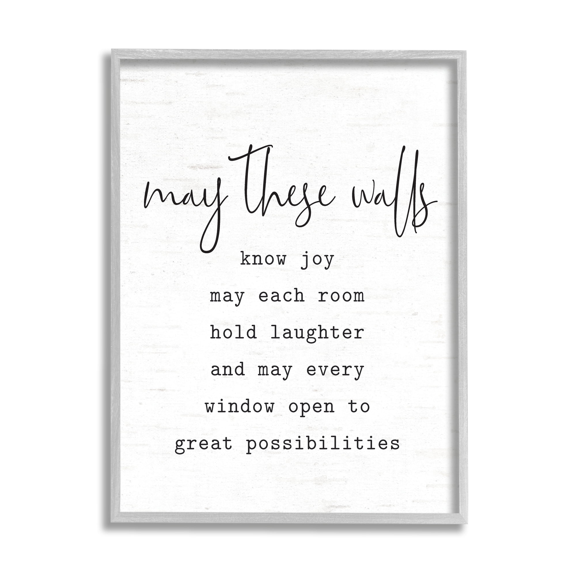 Stupell Industries Loving Home Quote Heartfelt Family Birch Pattern Graphic Art Gray Framed Art Print Wall Art, Design by Lettered and Lined