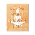 thumbnail image 1 of Stupell Industries Loving Who I am Human Pose Meditation,30 x 40, Design by Martina Pavlova, 1 of 5