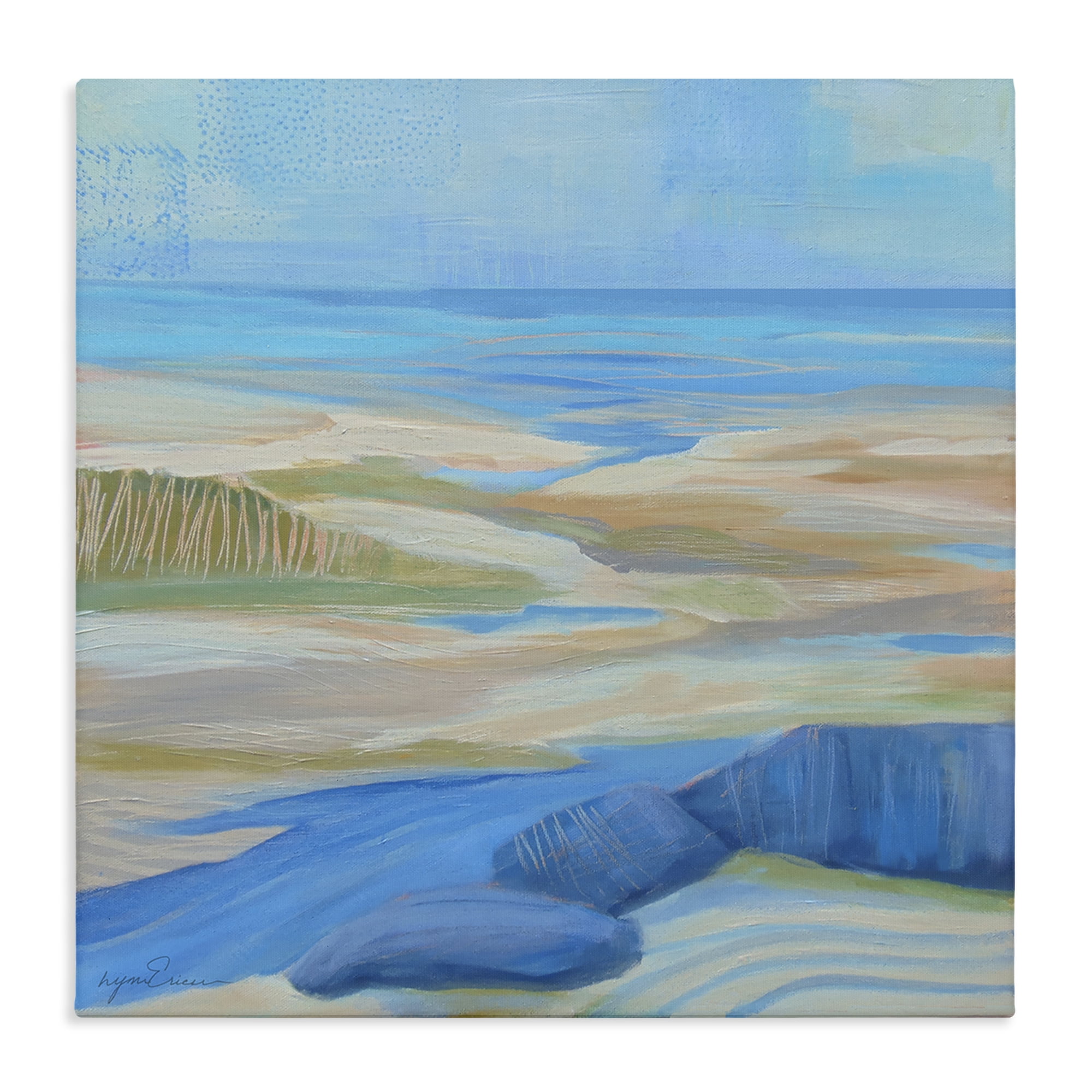 Stupell Industries Low Tide Azure Dunes Canvas Wall Art, design by Lynn Ericson Fine Art