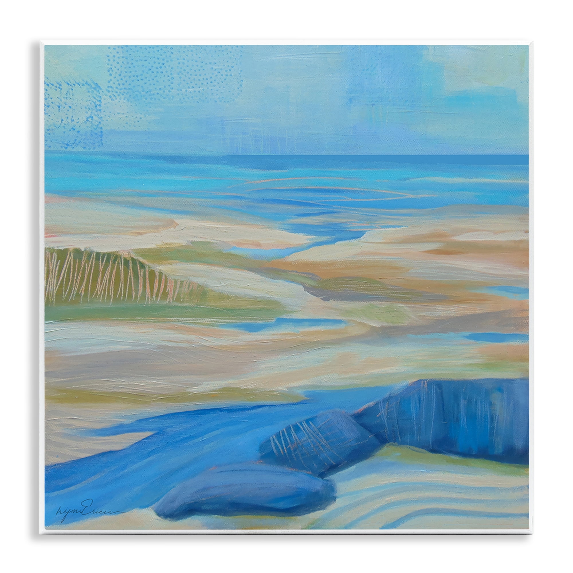 Stupell Industries Low Tide Azure Dunes Wall Plaque Art, design by Lynn Ericson Fine Art