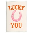 thumbnail image 1 of Stupell Industries Lucky You Horseshoe Typography Painting Unframed Art Print Wall Art, 13 x 19, 1 of 7