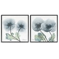 thumbnail image 1 of Stupell Industries Luminous Sapphire Florals Floral Painting Black Framed Art Print Wall Art, 12 x 12, Set of 2, 1 of 8