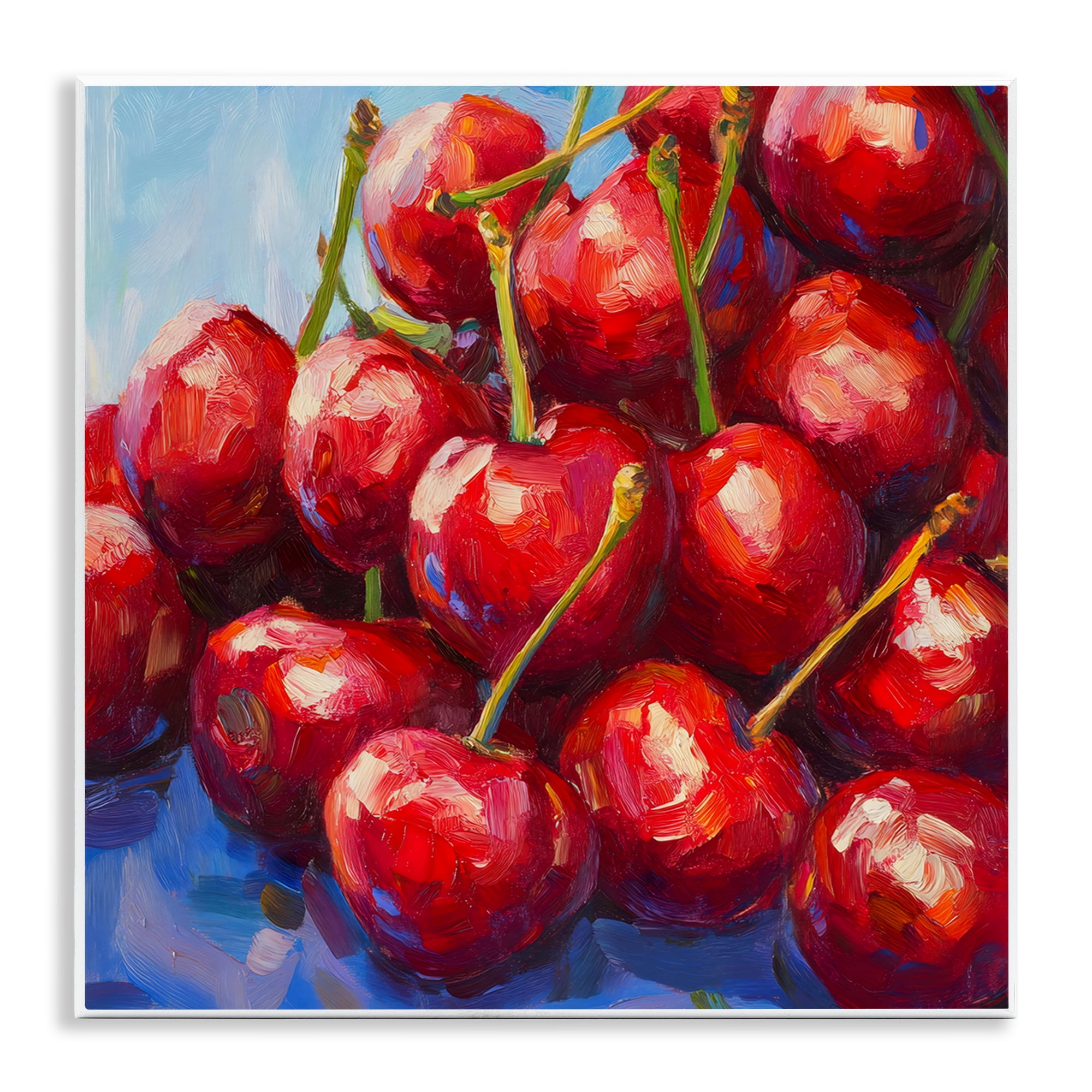 Stupell Industries Luscious Red Cherries of Summer Wall Plaque Art, design by Petal Prints Design
