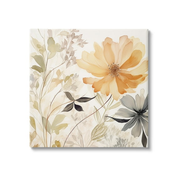 Stupell Industries Lush Botanical Serenity Botanical & Floral Painting Gallery Wrapped Canvas Art Print Wall Art, 17 x 17