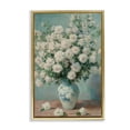 thumbnail image 1 of Stupell Industries Cottage Lush Bouquet of White Roses Gold Floating Frame Canvas Art, 17 x 25, by Petals Prints Design, 1 of 8