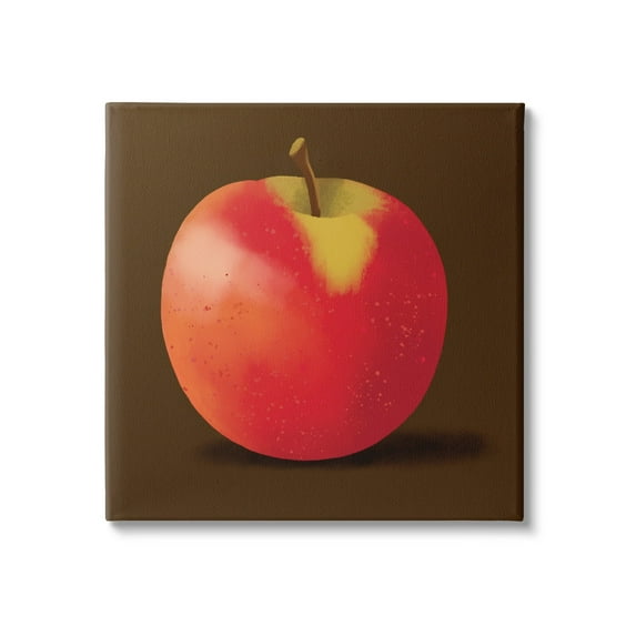 Stupell Industries Lush Red Apple Detailed Portrait Design, 36 x 36, Design by Sally Springer Griffith