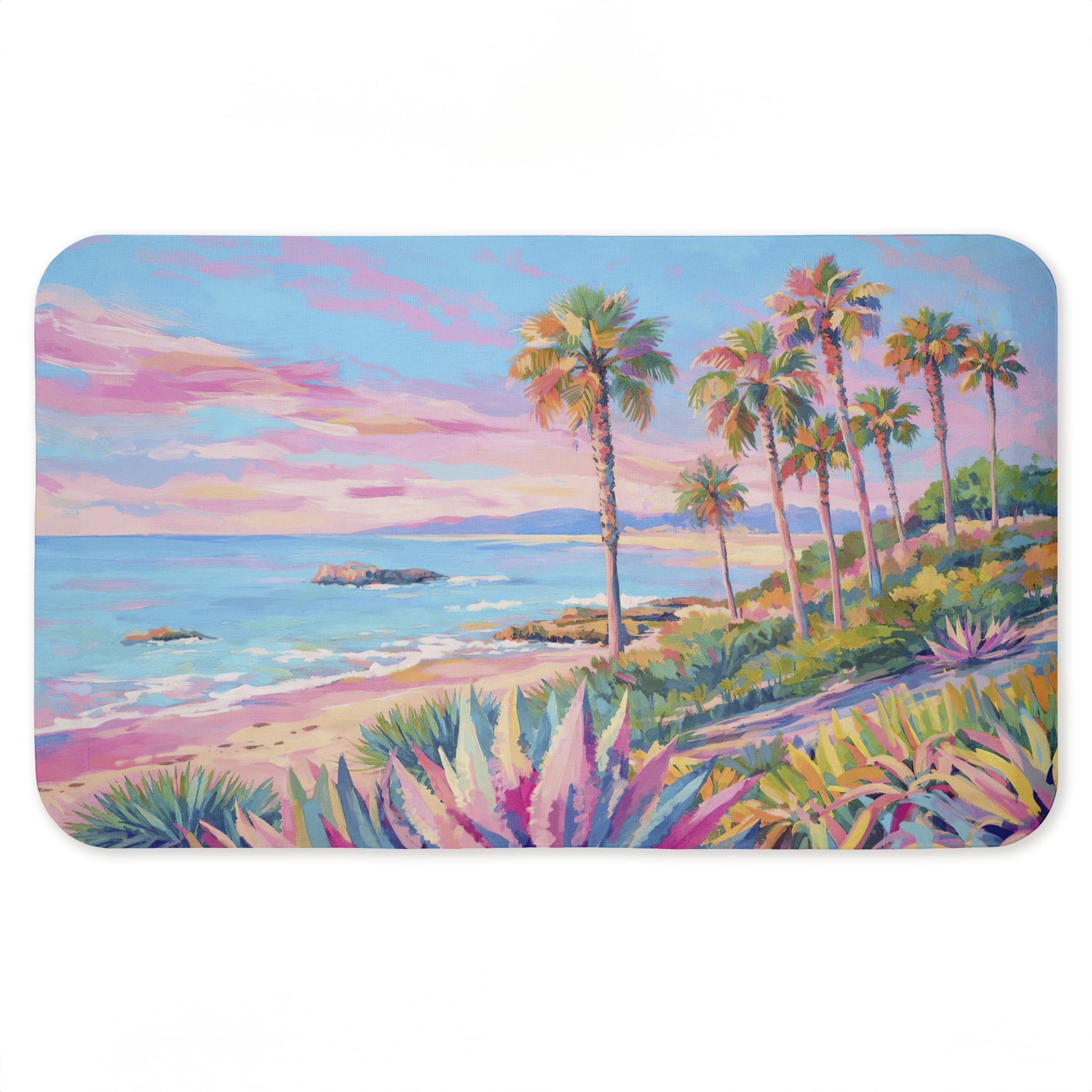 Stupell Industries Lush & Scenic Tropics Printed Anti-Fatigue Floor Mat, design by Ziwei Li