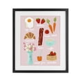 thumbnail image 1 of Stupell Industries Eclectic Lush Summer Breakfast Black Framed Print Under Glass, 17 x 21, by Metka Hiti, 1 of 8