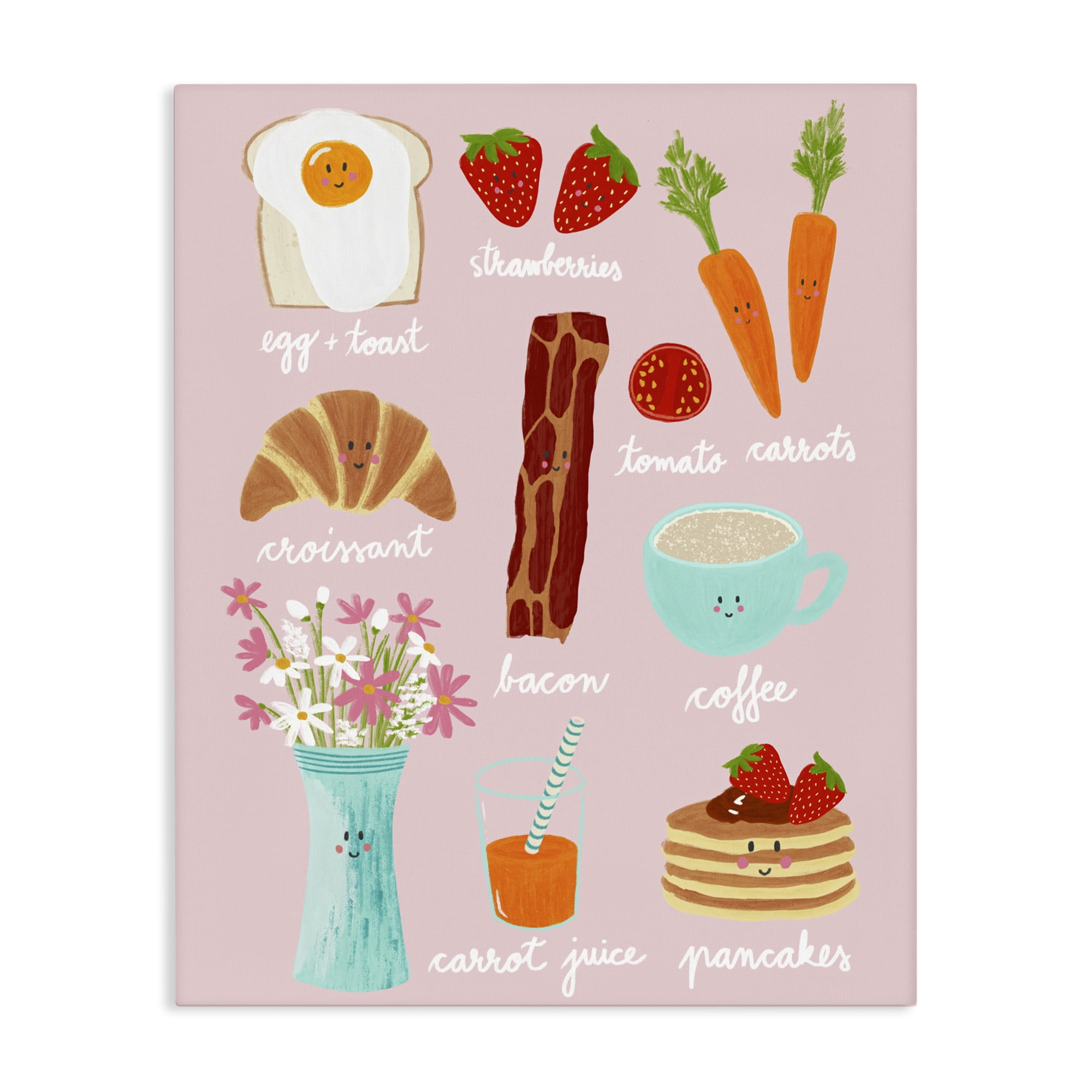 Stupell Industries Lush Summer Breakfast Canvas Wall Art, design by Metka Hiti
