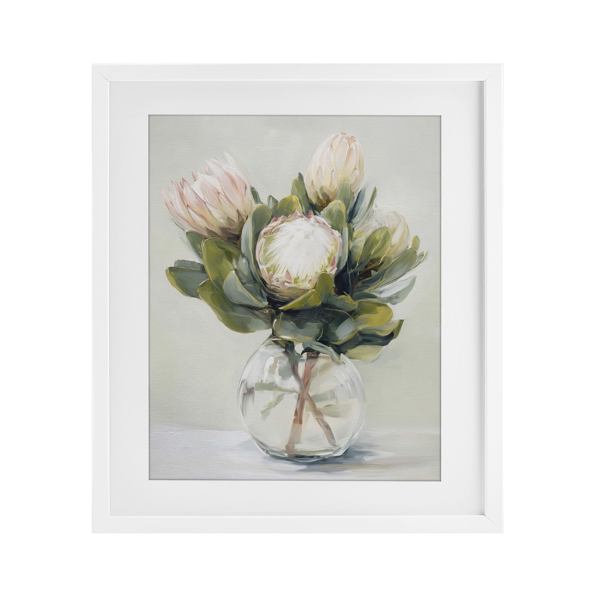 Stupell Industries Lush & Wild Tropics White Framed Print Under Glass, design by Svetlana Aleynikova