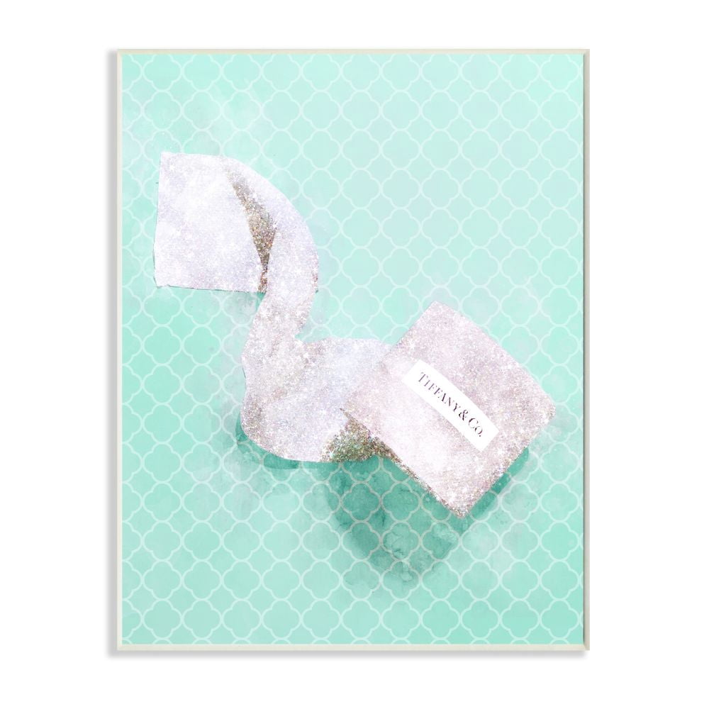 Stupell Industries Luxe Toilet Paper over Geometric Tile Designer Detail Designed by Ziwei Li