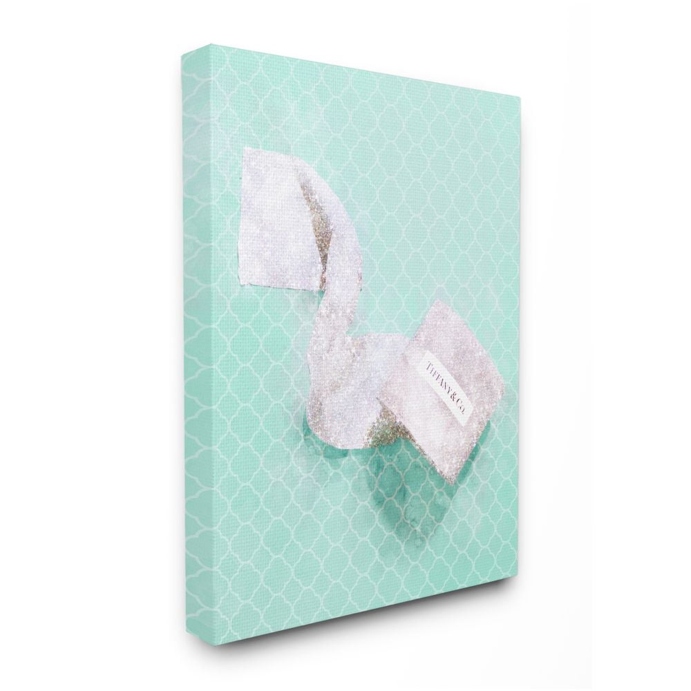 Stupell Industries Luxe Toilet Paper over Geometric Tile Designer Detail Designed by Ziwei Li