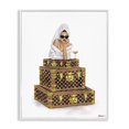 thumbnail image 1 of Stupell Industries Contemporary Luxury Bathrobe Girl & Champagne White Framed Giclee Art, 16 x 20, by Ziwei Li, 1 of 7