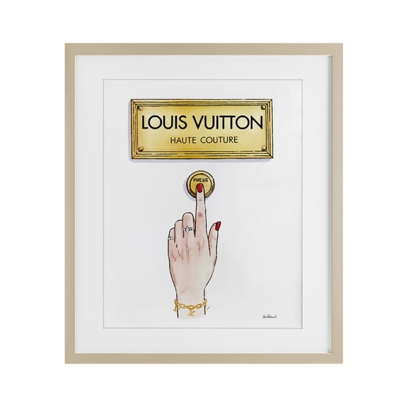 Stupell Industries Contemporary Luxury Fashion Button Birch Framed Print Under Glass, 13 x 16, by Amanda Greenwood