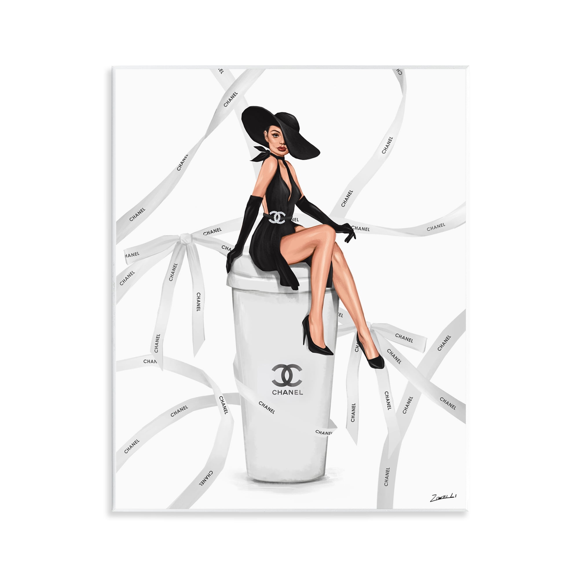 Stupell Industries Luxury Fashion Woman Beauty & Fashion Painting Unframed Art Print Wall Art, 11 x 14