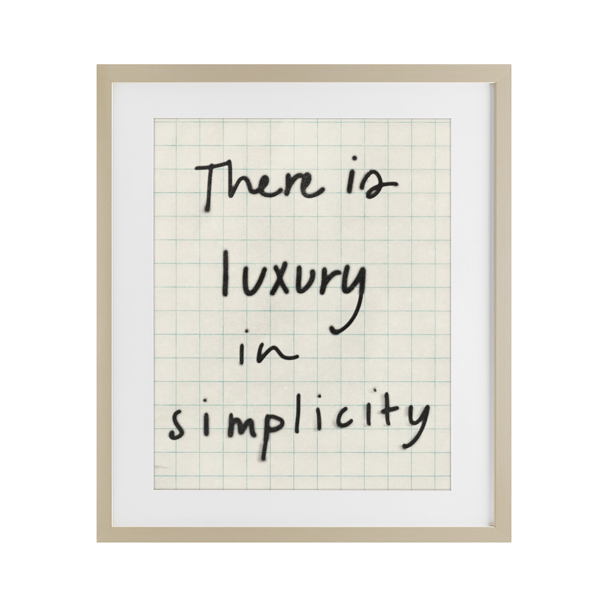 Stupell Industries Luxury In Simplicity Scrawl Birch Framed Print Under Glass, design by Victoria Barnes