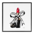 thumbnail image 1 of Stupell Industries Luxury Lipstick Ribbon Black Framed Giclee Art design by Amanda Greenwood, 12 x 12, 1 of 8