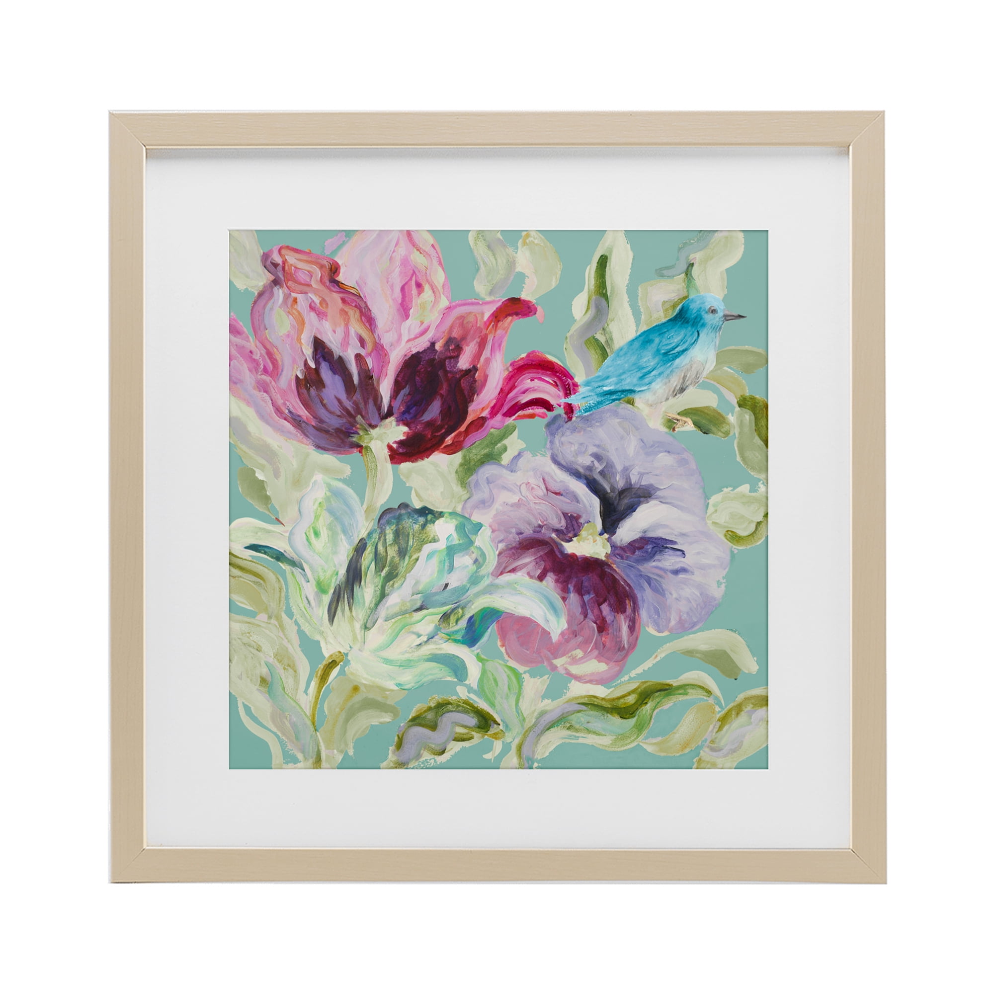 Stupell Industries Lyrical Garden Strokes Birch Framed Print Under Glass, design by Lanie Loreth