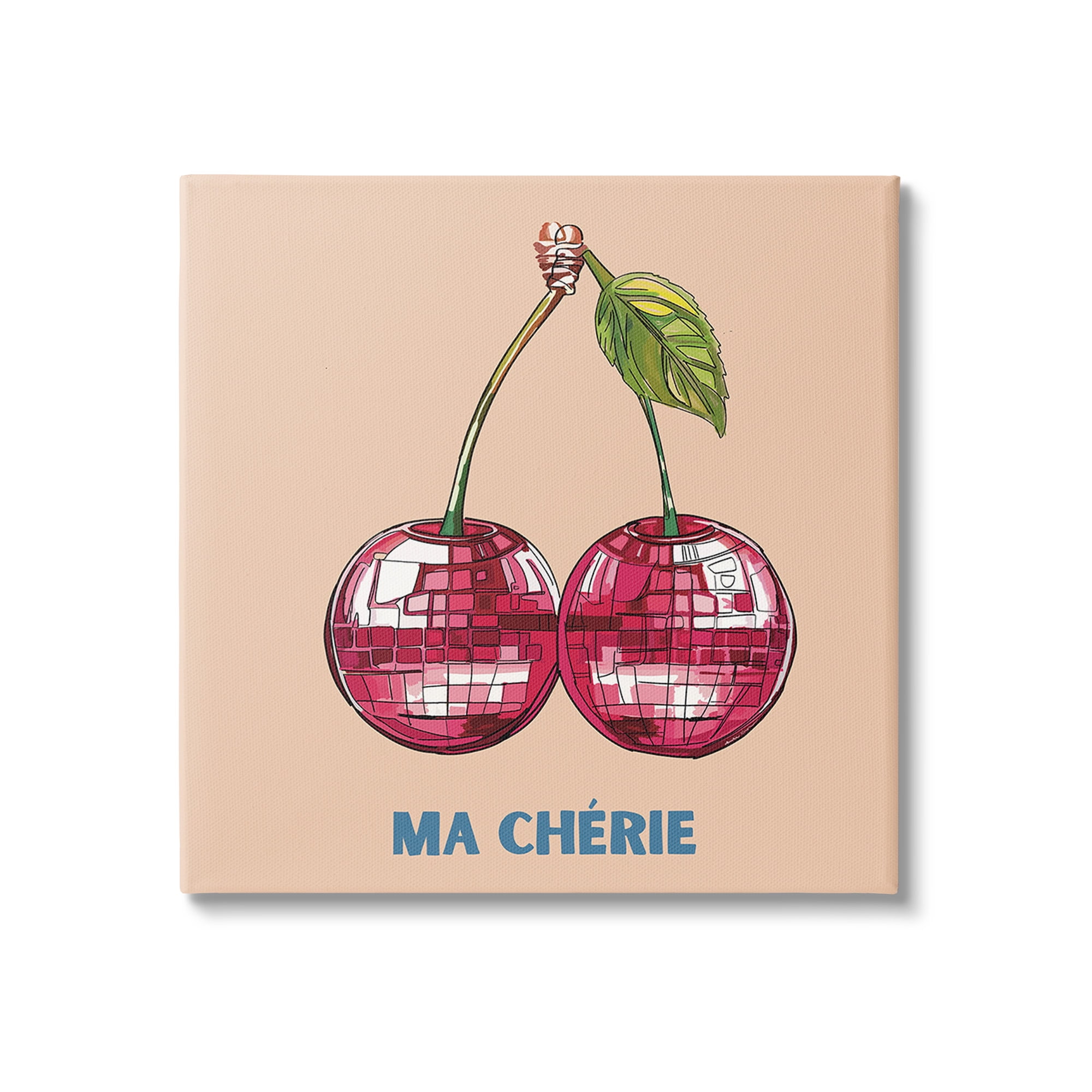 Stupell Industries Ma Cherie Fruits Food & Beverage Painting Gallery Wrapped Canvas Art Print Wall Art, 30 x 30