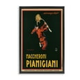 thumbnail image 1 of Stupell Industries Art Deco Maccheroni Vintage Ad Black Floating Frame Canvas Art, 21 x 31, by Vintage Poster, 1 of 8