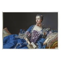 Stupell Industries Madame de Pompadour Fine Art Painting Francois Boucher Painting Unframed Art Print Wall Art, Design by one1000paintings