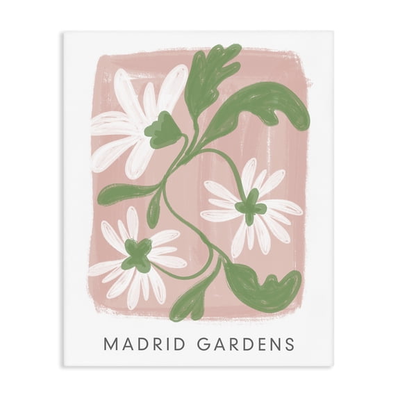 Stupell Industries Eclectic Madrid Gardens Pastel Blooms Canvas Art, 24 x 30, by Lucille Price