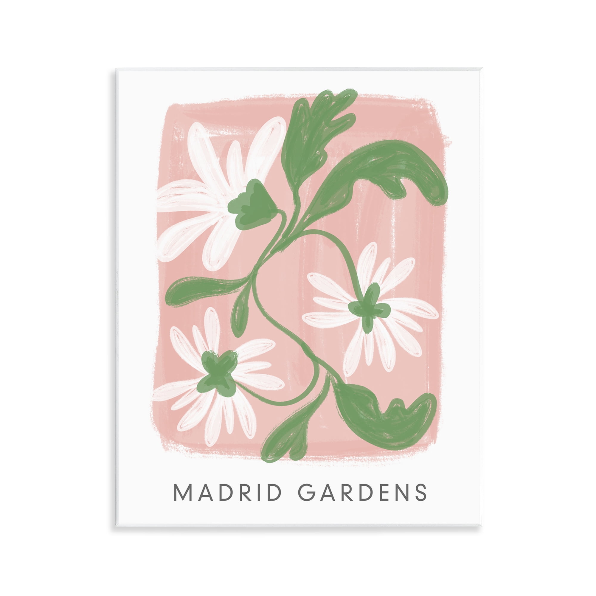 Stupell Industries Madrid Gardens Pastel Blooms Wall Plaque Art, design by Lucille Price