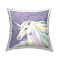 thumbnail image 1 of Stupell Industries Magic Inside Purple Unicorn Square Decorative Printed Throw Pillow, 18 x 18,, 1 of 4