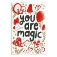 thumbnail image 1 of Stupell Industries Magic Phrase with Mushrooms Botanical & Floral Painting Unframed Art Print Wall Art, 13 x 19, 1 of 7