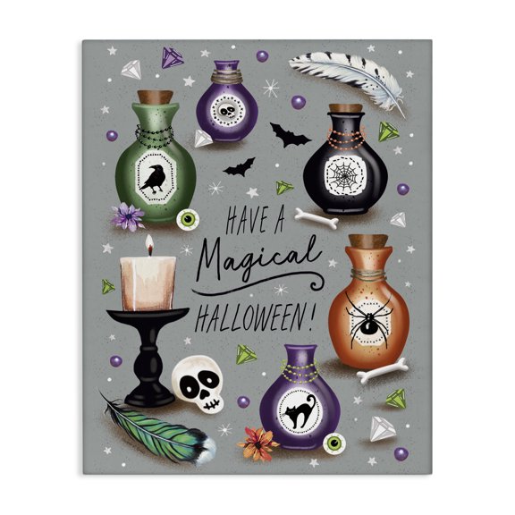 Magical Halloween Potions Canvas Art, 36 x 48, Made In USA