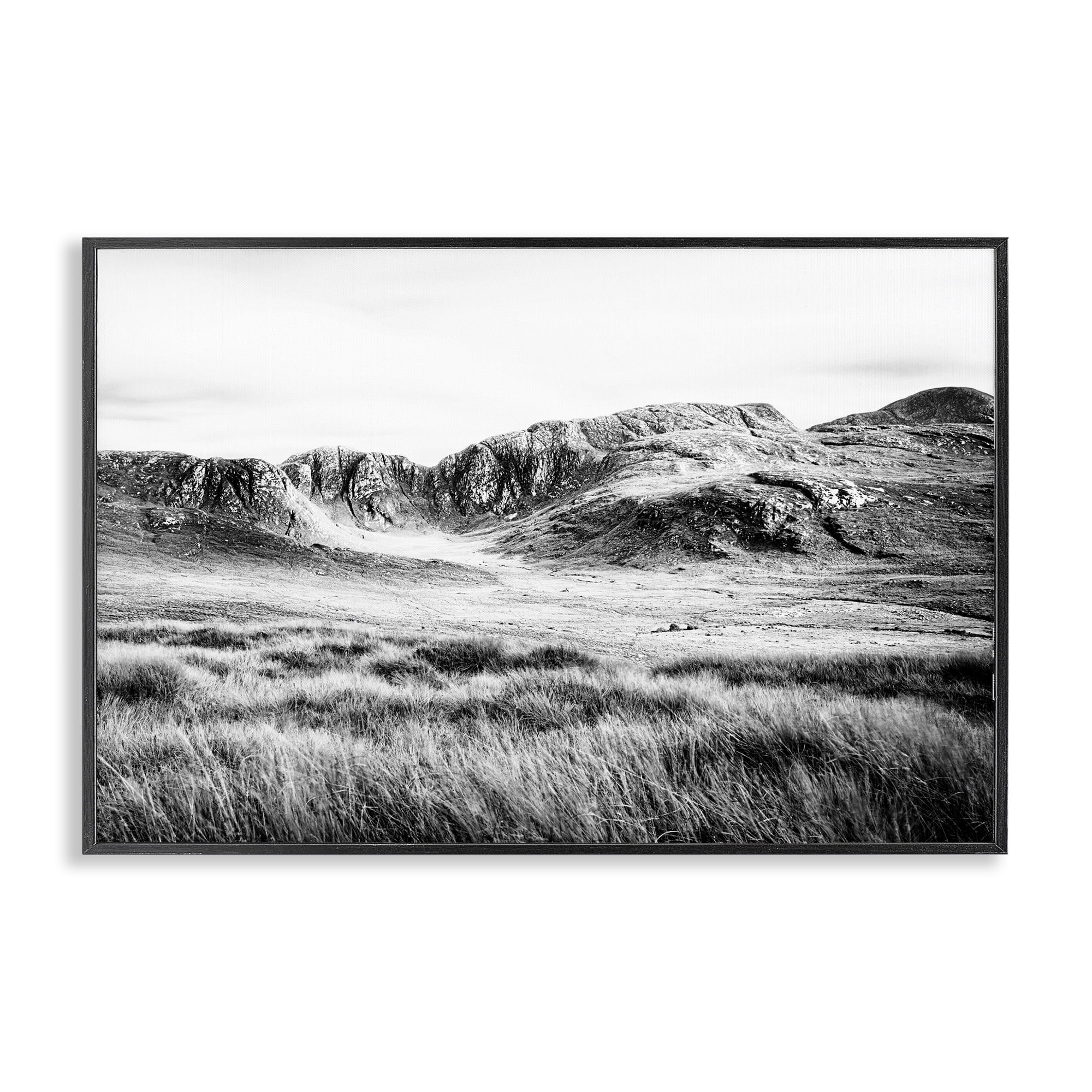 Stupell Industries Magnificent Countryside View Black Framed Giclee Art, design by Andy Amos