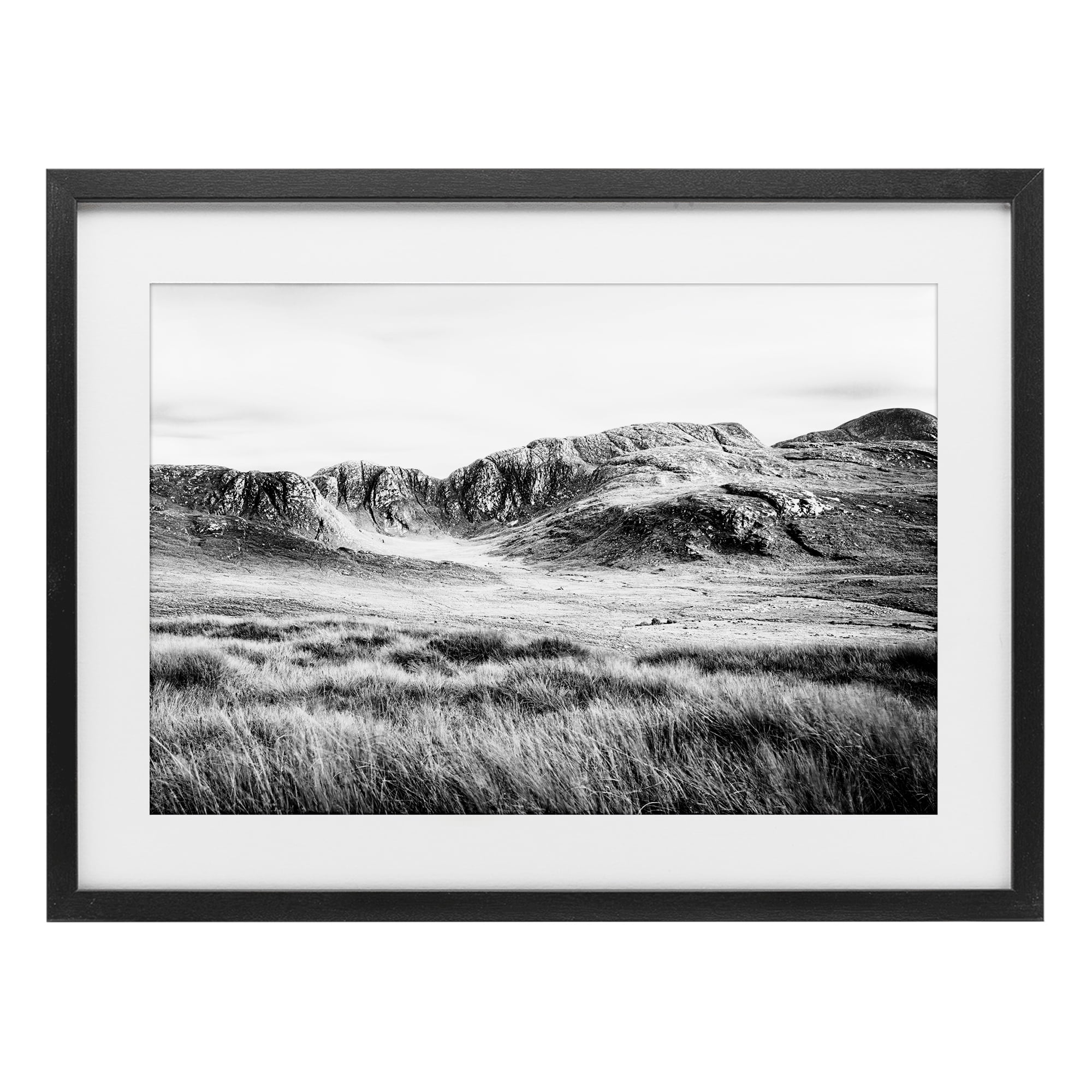 Stupell Industries Magnificent Countryside View Black Framed Print Under Glass, design by Andy Amos