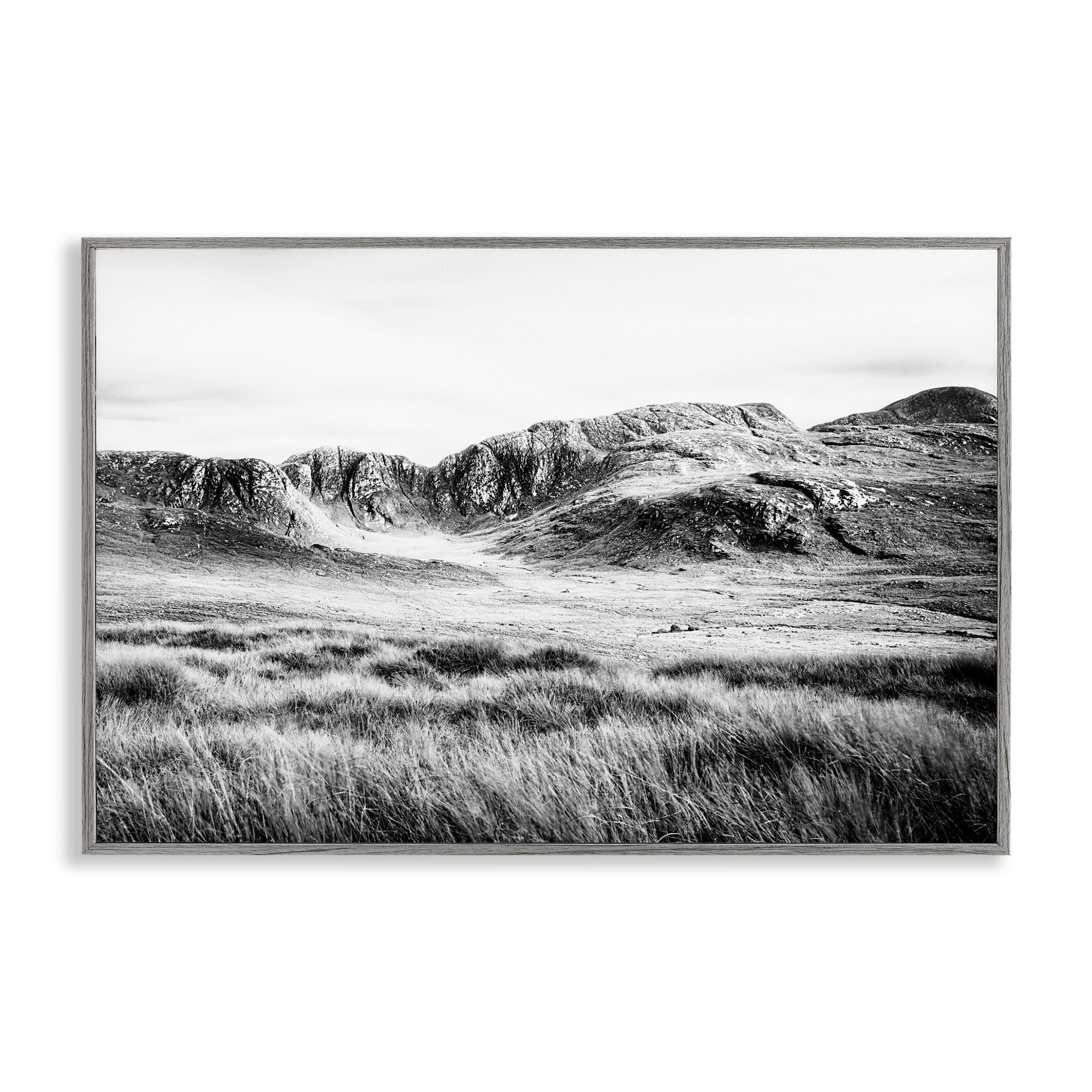 Stupell Industries Magnificent Countryside View Gray Framed Giclee Art, design by Andy Amos