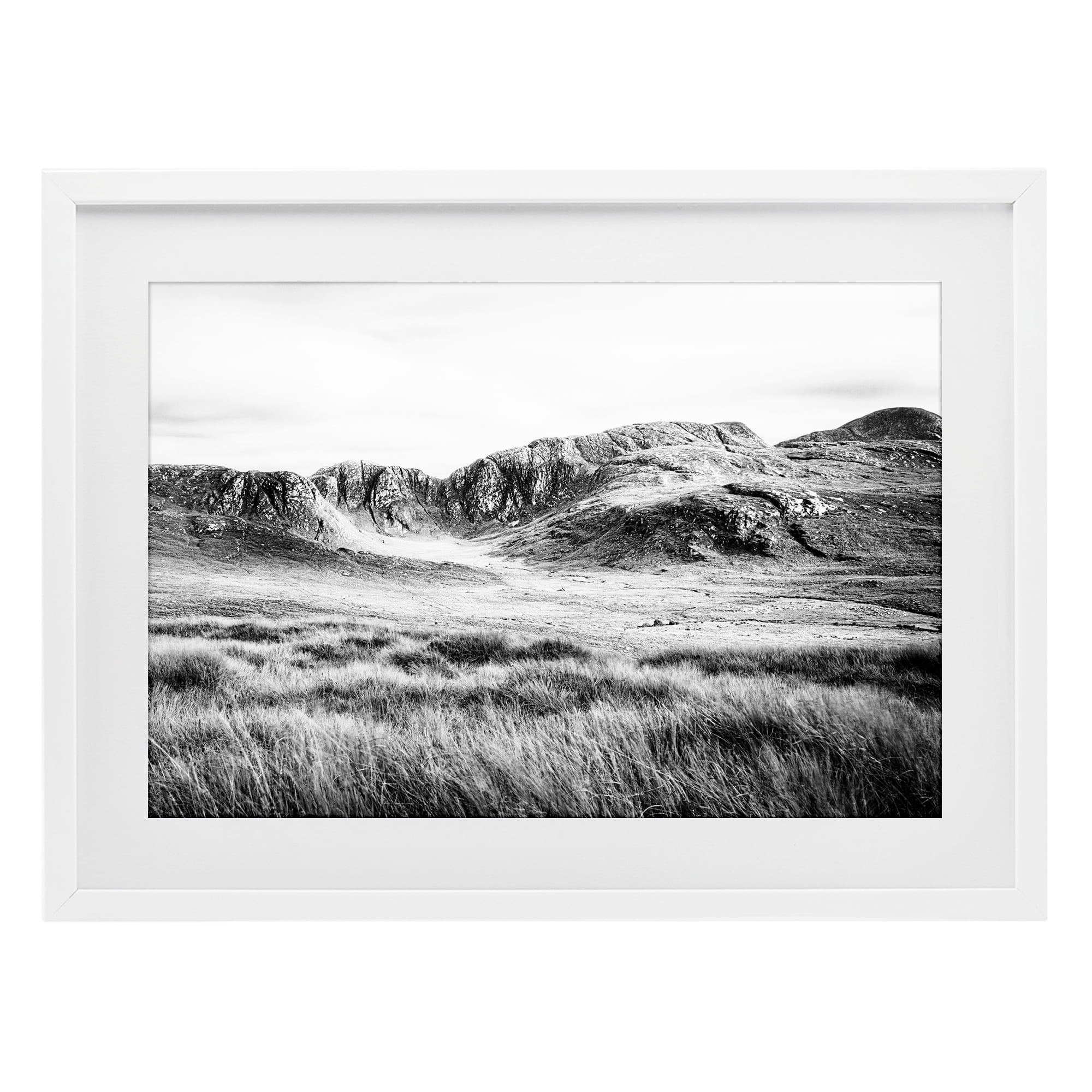 Stupell Industries Magnificent Countryside View White Framed Print Under Glass, design by Andy Amos