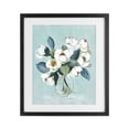 thumbnail image 1 of Stupell Industries Traditional Magnolia Arrangement over Blue Black Framed Print Under Glass, 13 x 16, by Janet Tava, 1 of 8