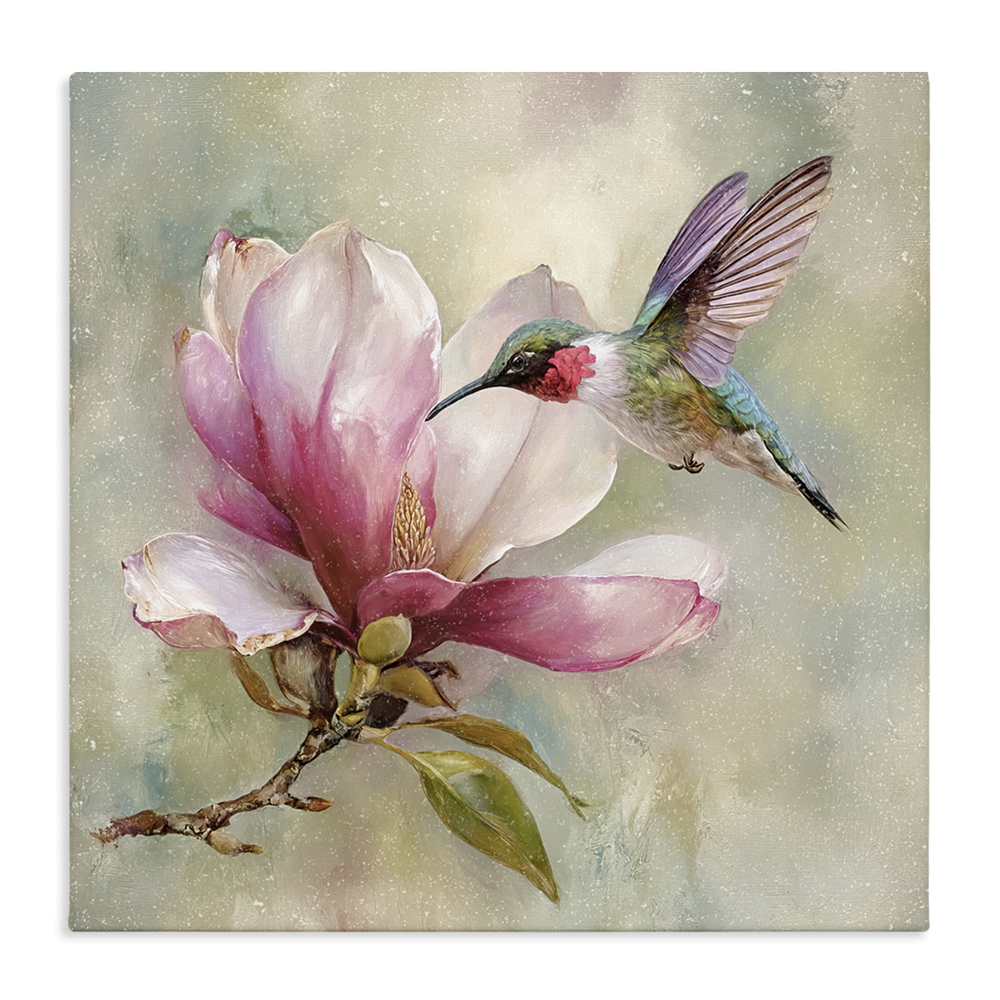 Stupell Industries Magnolia Ruby Hummingbird Canvas Wall Art, design by Tina LeCour