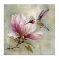 thumbnail image 1 of Stupell Industries French Country Magnolia Ruby Hummingbird Canvas Art, 17 x 17, by Tina LeCour, 1 of 8