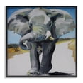 thumbnail image 1 of Stupell Industries Tropical Majestic Elephant on Path Black Framed Giclee Art, 24 x 24, by Violeta Vollmer, 1 of 8