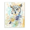 thumbnail image 1 of Stupell Industries Majestic Owl Portrait Bird Watercolor Design Wall Plaque, 10 x 15, Design by Annie Warren, 1 of 6